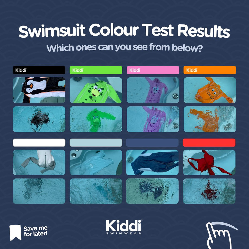 The Safest Swimsuit Colours Underwater for Your Child to Wear