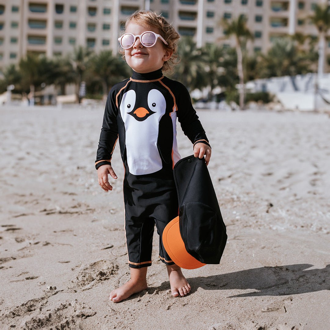 Penguin My Little Swimsuit UPF50 Safe Toddler Swimwear My Carry Potty